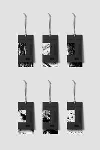 Étiquettes de vêtements en papier rectangulaires elliptiques écologiques Frisky avec impression numérique et découpe au laser pour sacs - Product Image 2