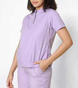 High Quality Hospital Custom Logo Medical <b>Nursing</b> Uniforms Fashionable Printed Cartoon Scrubs Unisex Spandex Scrub Sets - Product Image 4