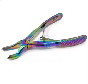 เครื่องมือถอนฟันสแตนเลสสตีลเกรด I รุ่น Rainbow คีมถอนฟันแบบแมนนวลสำหรับผู้ใหญ่และเด็ก OEM - Product Image 4