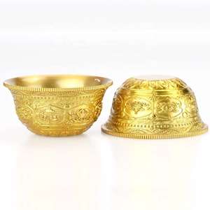 Cuenco de Cobre Puro para Altar Budista, Taza de Agua de Latón para Budistas, Venta al por Mayor en India - Product Image 4