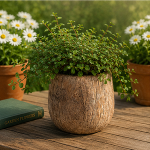 Luxury Eco-Friendly Wood Planter with Intricate <b>Tree</b> Root Design Wood Flower <b>Pot</b> <b>for</b> Modern Farmhouse Garden Decor - Product Image 4