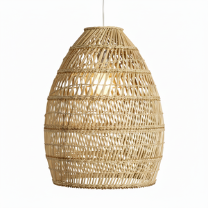 Coastal Style Bulk Order Natural Rattan Lampshade Handmade Sustainable Woven Pendant <b>Light</b> for Restaurant and Home Decor - Product Image 2