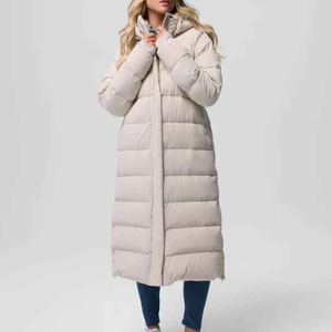 <b>Women's</b> Winter <b>White</b> Duck Down Puffer Jacket Plus Size Warm Outdoor <b>Coat</b> - Product Image 1