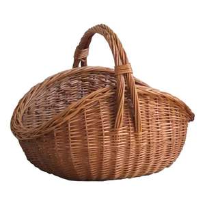 Handcrafted rattan fruit <b>vegetable</b> <b>storage</b> <b>basket</b> stand designed elegant natural woven style durable eco friendly material decor - Product Image 2