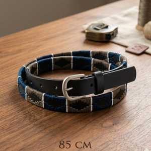Hand <b>Woven</b> <b>Leather</b> Polo Belt Case & <b>Bags</b> Genuine <b>Leather</b> Waist Belt Wholesale Equestrian Polo <b>Leather</b> Belt LBP-0045B - Product Image 1