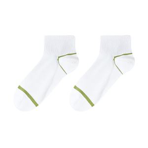 ODM Chaussettes décontractées blanches personnalisables pour hommes, évacuation de l'humidité respirante avec conception de ligne antibactérienne, fabricant en gros - Product Image 3