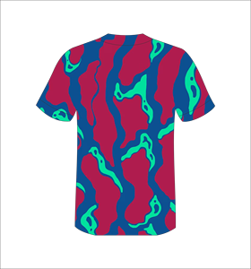 Custom Abstract Sublimation Baseball Jersey V Neck <b>Polyester</b> Moisture Wicking Team Sports <b>Shirt</b> OEM Manufacturer Printed - Product Image 3