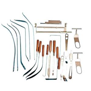 Ensemble de 21 instruments de rétraction de la hanche pour interventions chirurgicales orthopédiques lourdes, destiné aux procédures articulaires et traumatiques de la hanche. - Product Image 2