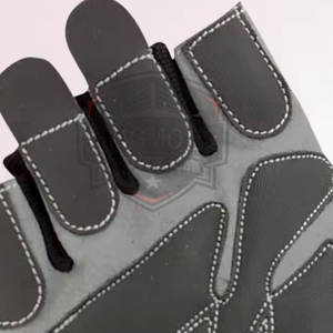 Leather <b>Half</b> Finger Weight Lifting Gloves for Gym Workout-Non-<b>Slip</b> & Breathable - Product Image 3