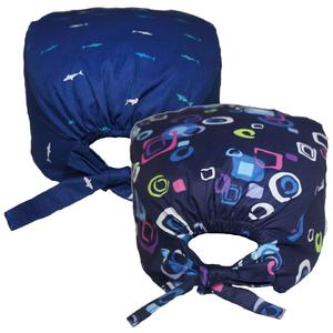 Breathable Cotton <b>Scrub</b> <b>Caps</b> For Dental Medical And Surgical Staff With Adjustable Tie And Comfortable All Day Wear - Product Image 4