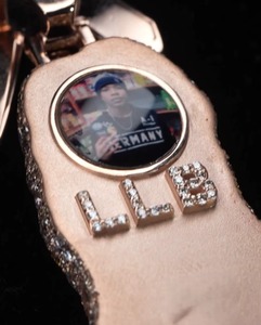 Custom VVS Moissanite Pendant 925 Silver Iced Out Tennis <b>Chain</b> Men's Hop Hop <b>Name</b> Letter <b>Name</b> Pendant Pass Diamond Tester - Product Image 6