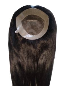 Base mono pour femmes avec style vague profonde et vague naturelle, cheveux Remy, technique monofilament, Taz Hair Bangladesh, cheveux indiens, base en dentelle PU - Product Image 5