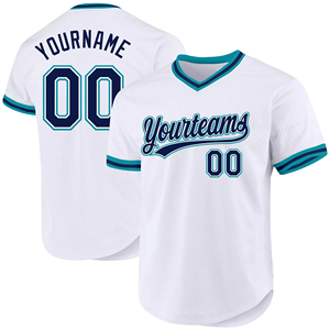 Maillot de baseball et de softball unisexe personnalisé en gros, col en V, maille respirante, séchage rapide, léger, antibactérien, pour équipes sportives - Product Image 5