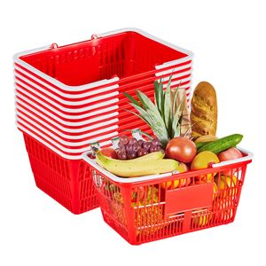 12 Pezzi Cesti Impilabili in PE da 21L, Rete Densa, Capacità 20 Libbre, Manici Personalizzabili, Alimentazione Personalizzabile - Product Image 1