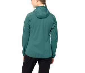 Chaqueta Softshell con Capucha para Mujer al por Mayor, Chaqueta Impermeable para Exteriores, Proveedor de Fábrica con Logotipo Personalizado - Product Image 3