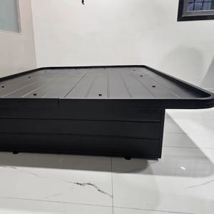 Premium Metal Platform <b>Bed</b> <b>Frame</b> Steel Base with Storage Heavy Duty Mattress Support No Box Spring for Hotel <b>Beds</b> - Product Image 3