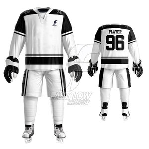 Uniforme de Hockey sobre Hielo para Hombre en Grandes Cantidades, Jersey Deportivo Personalizado, Material de Poliéster Transpirable, Impresión de Logotipo Personalizado, en Stock - Product Image 3