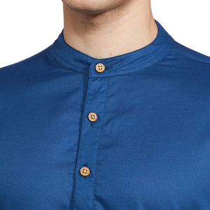 OEM Service 100% Polyester/Cotton Breathable Washable Summer Plus Size Casual Wear Men's Shalwar Kameez Sets New Design <b>Kurta</b> - Product Image 4