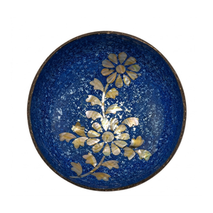 Coconut shell bowl showcasing artistic carved design eco friendly polished surface for modern kitchens - Product Image 1