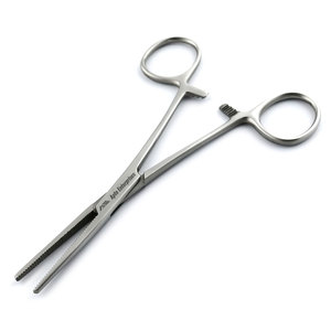 Pinzas Hemostáticas Pean Rectas de 14 cm, Instrumento Quirúrgico de Acero Inoxidable de Buena Calidad, Reutilizables y Autoclavables, Equipo Médico - Product Image 2
