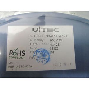1 ล็อตจำนวน 650 ชิ้น ViTEC 59PR73-181, 101951 - อุปกรณ์และชิ้นส่วนเซมิคอนดักเตอร์มือสองระดับโลกที่เชื่อถือได้ที่ - Product Image 3
