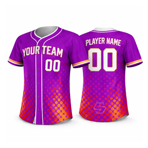 Nouvelle arrivée, maillot de baseball personnalisé, séchage rapide, 100% polyester, impression sublimée, nom du joueur, nom personnalisé, numéro, design unisexe, adulte - Product Image 2