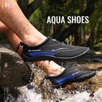 Aropec Chaussures d'eau confortables pour hommes, femmes et unisexe, chaussures d'eau professionnelles pour la plage et les sports aquatiques - Semelle extérieure en TPR durable