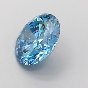 Diamante redondo de laboratorio tipo boutique, 1.70 ct, azul intenso fantasía, claridad VS2, pulido EX, CVD, piedra preciosa suelta de moda. - Product Image 3