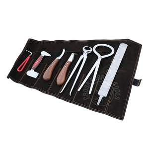 Kit d'outils de fermeur robuste : Pince à sabots, Lime à sabots, Pince à clincher, Râpe à sabots, Couteau courbé, Couteau à sabots pour finition détaillée et Couteau à sabots à boucle amovible - Product Image 1