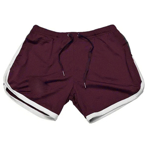 Shorts de MMA Color Granate para Mujer con Ribete Blanco, Transpirables, de Poliéster, para Entrenamiento Deportivo, Corte Regular, Talla Adulto - Product Image 5