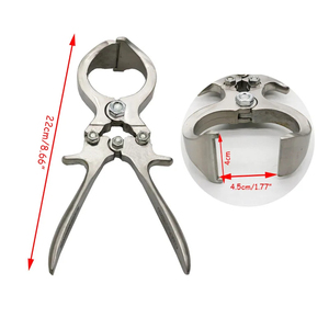 Pinzas de Castración sin Sangre para Ganado, Pinza de Castración Testicular para Cerdos y Ovejas, Herramientas Veterinarias, 1 Pieza, Pinzas para Escroto de Animales de Granja - Product Image 4