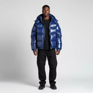 OEM Wholesale Custom Long <b>Canvas</b> Waterproof Windproof Winter Coat Men Hooded Single Button Closure Breathable Plus Size Coat - Product Image 3