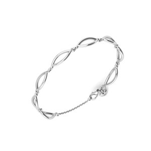 Bracelet ajustable en argent sterling avec pendentifs délicats, chaîne de bijoux fins, collection de cadeaux pour femmes, personnalisable - Product Image 4