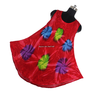 Robe longue bohème western tendance été 2026 – Style bohème décontracté européen en rayonne tie-dye pour femme - Product Image 6