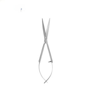 Precision Curved Sharp Stainless Steel Spring Scissors Nail Cuticle Care Tool with Steel Handle Custom Logo at Reasonable Price - Product Image 2