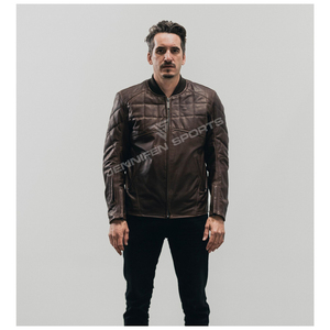 Veste en cuir véritable pour homme style Brando, veste de motard Perfecto noire, service OEM personnalisé - Product Image 5