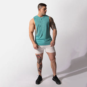 Camiseta Deportiva de Verano para Hombre, Ligera, de Algodón Suave, Transpirable, Anti-UV, Ecológica, de Secado Rápido, Informal, con Logotipo Personalizado al por Mayor - Product Image 4