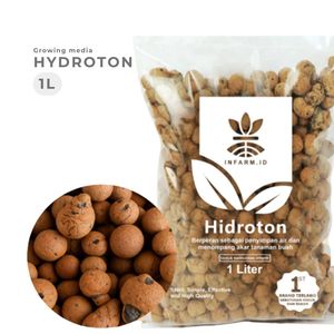 Argile expansée de haute qualité 1L LECA, support de culture léger, poreux et réutilisable pour plantes hydroponiques et aquaponiques - Product Image 1