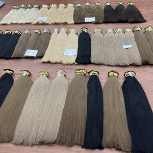 Nuevo artículo, cabello de color a granel, cabello humano vietnamita, cabello eslavo, color de moda, ondulado natural, sin desprendimiento, sin enredos - Product Image 1