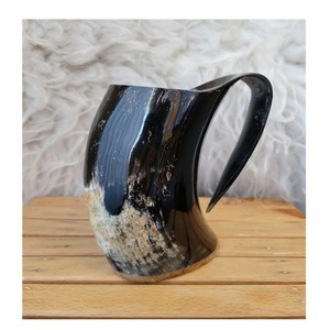 Mug en corne artisanal de luxe, style viking traditionnel, pour collectionneurs, prix de gros - Product Image 1