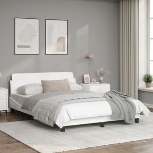 Cadre de lit en bois blanc - Product Image 3