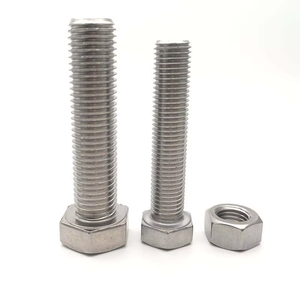 Perno Estándar de Acero Inoxidable, Cabeza Hexagonal Pulida, Alta Resistencia, Herraje de Fijación Duradero para Construcción Industrial y Mecánica - Product Image 1