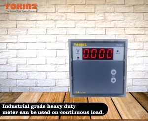 YOKIns Y9-Hz True RMS AC เครื่องวัดความถี่ 30-400Hz เครื่องวัดความถี่ดิจิตอล 15-600V ช่วงแรงดันไฟฟ้า 96x96 มม. จอแสดงผลแบบติดตั้งบนแผง - Product Image 5