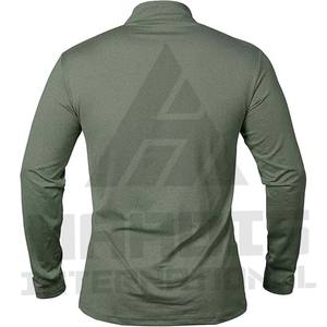 T-shirt décontracté noir uni, t-shirt personnalisé en gros, t-shirts à manches longues pour hommes, t-shirts à manches longues - Product Image 2