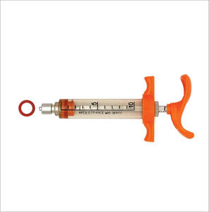 Jeringa Veterinaria Manual de Acero Inoxidable Reutilizable de Alta Calidad CHC TPX BD con Certificación CE y Función de Seguridad para Vacunas Equinas - Product Image 3