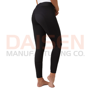 Leggings d'équitation pour femmes avec grip en silicone, taille haute, extensibles, respirants, flexibles, pour l'entraînement et la performance - Product Image 2