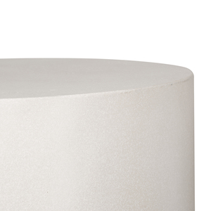 Mesa de Centro Redonda Moderna y Minimalista de GFRC Blanca, Ligera, Móvil, Decorativa para Sala de Estar, Fácil de Limpiar - Product Image 6