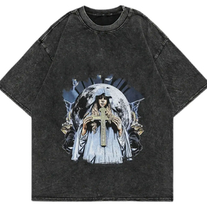 Camisetas de Hombre con Logotipo Personalizado, Estilo Lavado Ácido, Nueva Tendencia, Precio Económico, OEM - Product Image 6
