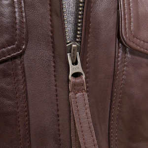 Veste de motard vintage de style streetwear pour homme, avec poches zippées de qualité supérieure, impression personnalisée, veste d'hiver - Product Image 5