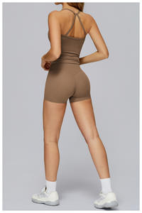 Ensemble de yoga et fitness taille haute YanRuo pour femme – Vêtements de sport respirants avec maintien dorsal pour la course à pied, grandes tailles, effet push-up fessier - Product Image 6